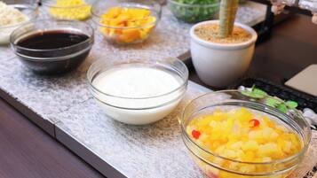 Dagelijks ontbijtbuffet (JPY 1500 per persoon)