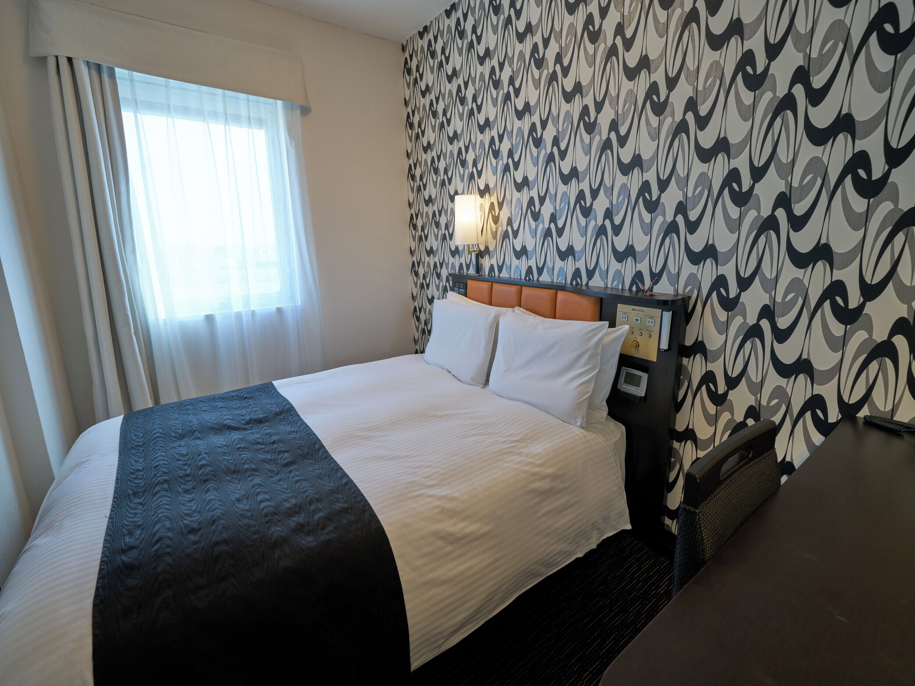 Premium bedding, desk, free WiFi, bed sheets