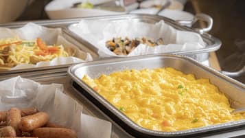 Morgenmadsbuffet hver dag mod et gebyr