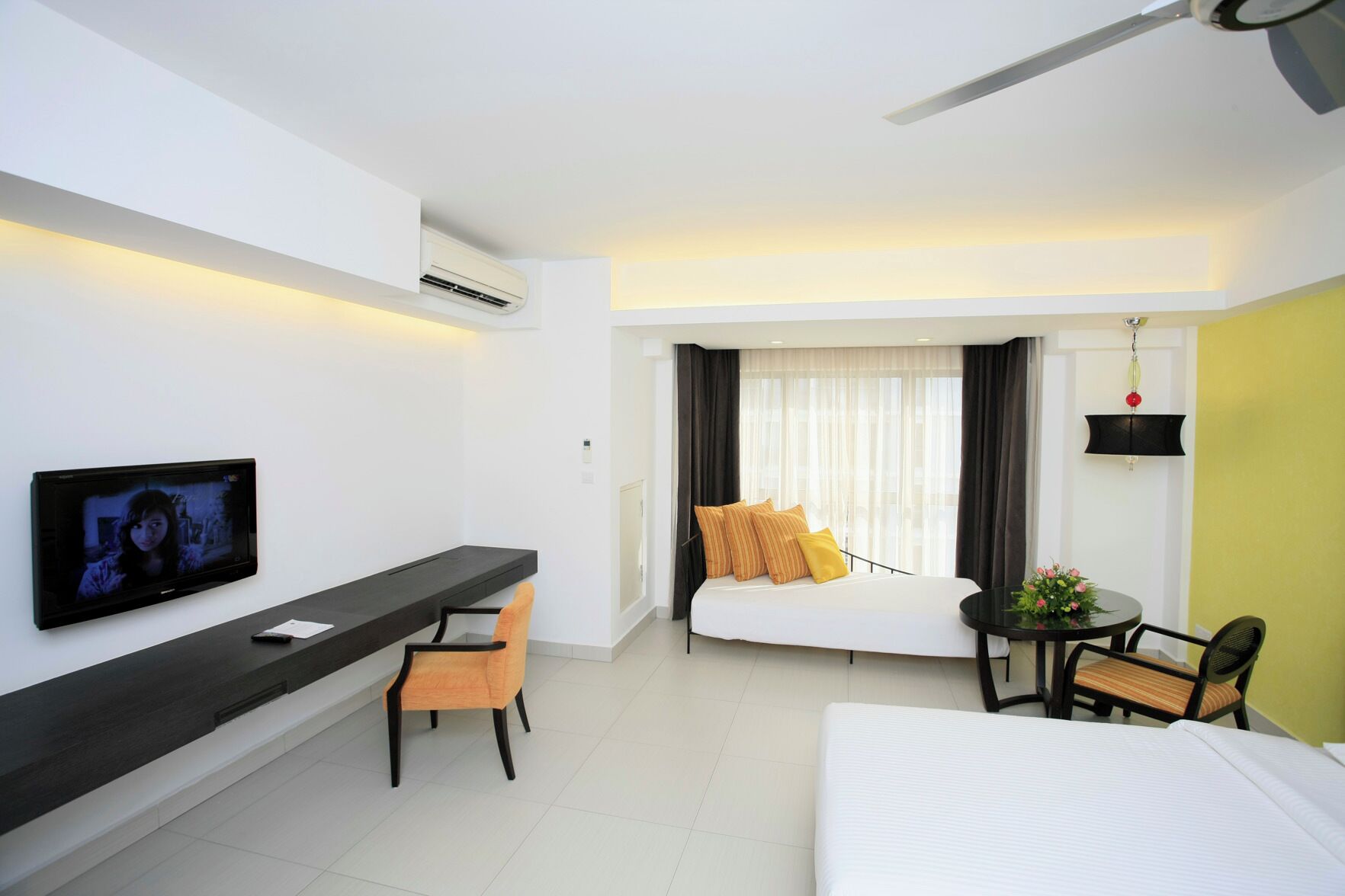 Minibar, in-room safe, free cots/infant beds, free WiFi