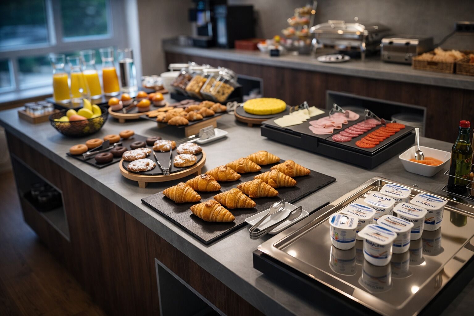Daily continental breakfast (EUR 7 per person)
