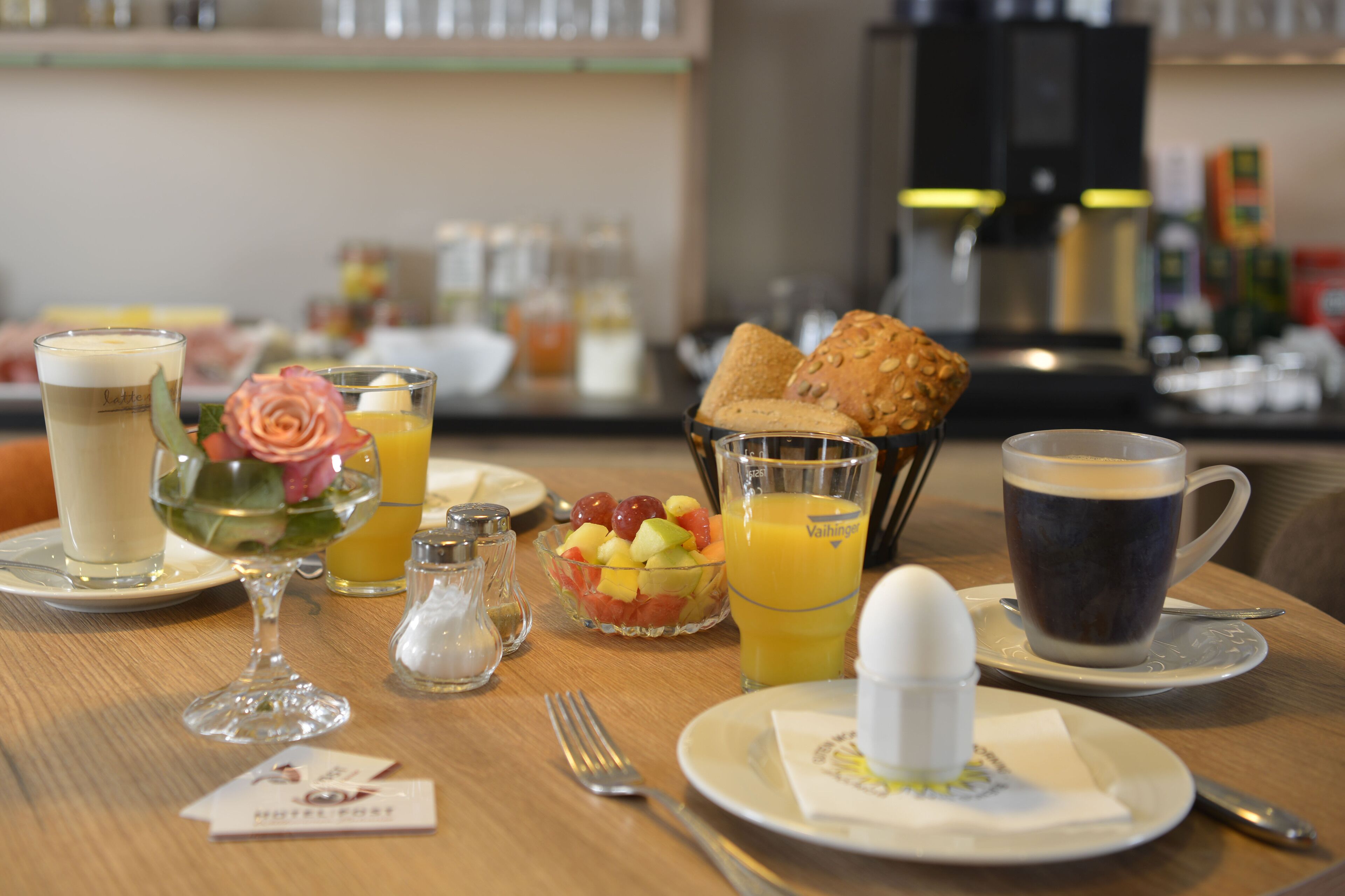 Daily buffet breakfast (EUR 16 per person)