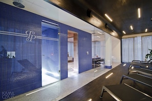 Sauna, Turkish bath/hammam, body treatments, hydrotherapy, aromatherapy