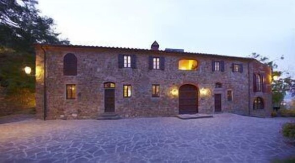 Front of property – evening/night