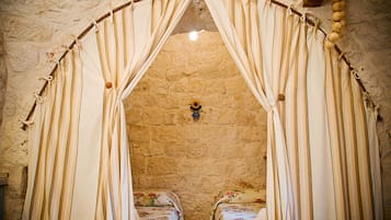 Premium bedding, down comforters, memory foam beds, free minibar items