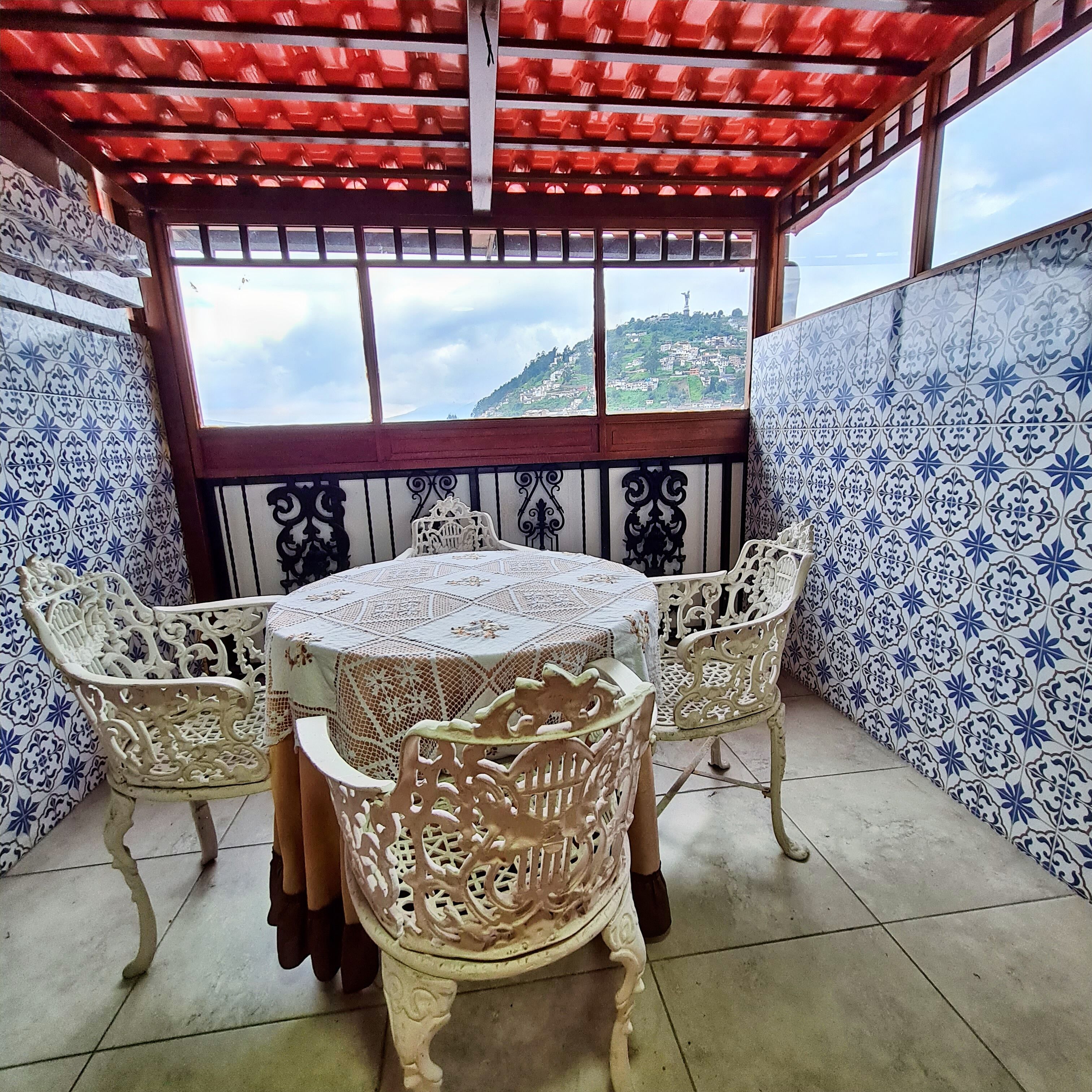 Deluxe Quadruple Room, Hill View | Terrace/patio