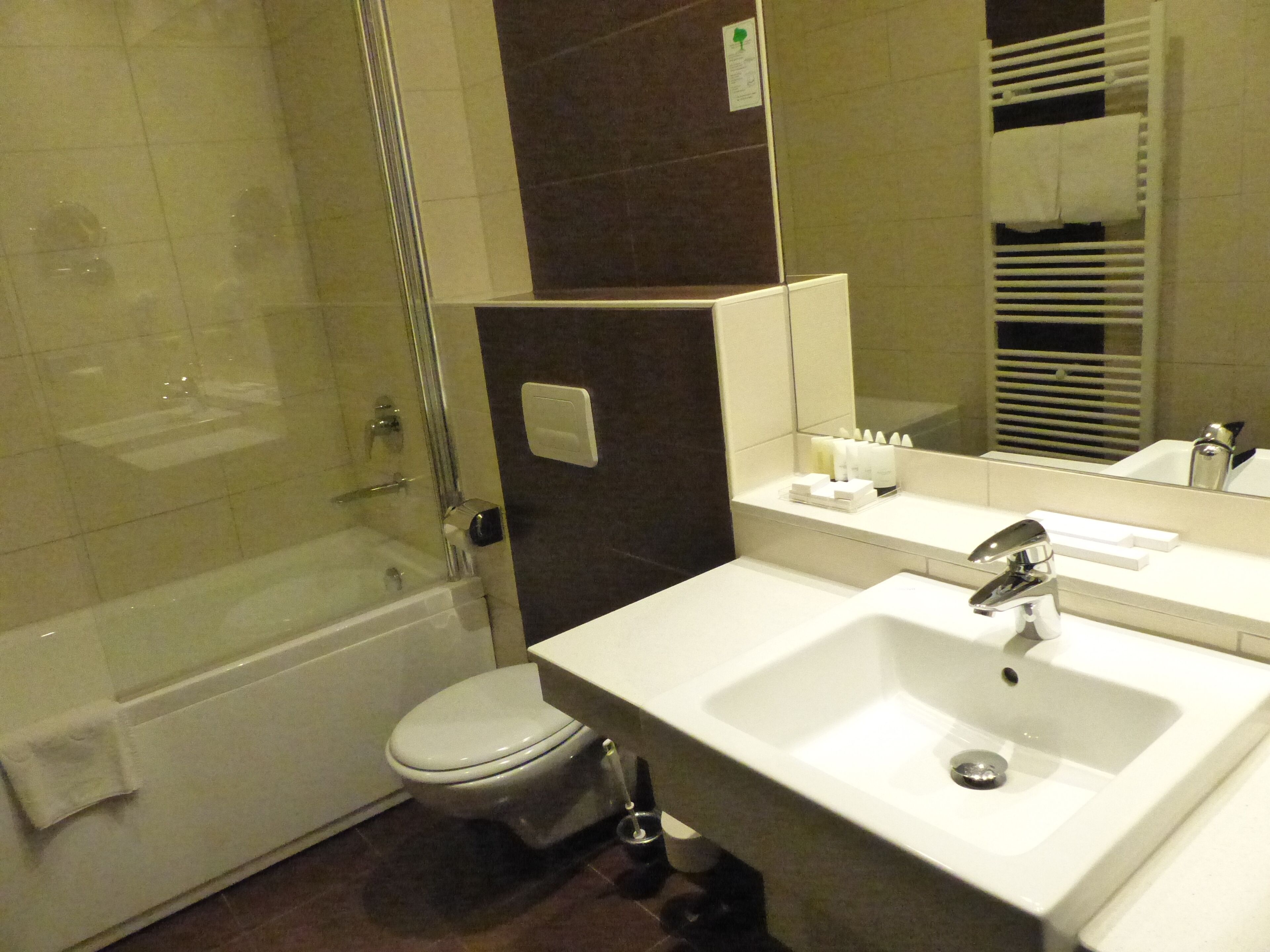 free toiletries, hair dryer, bathrobes, slippers