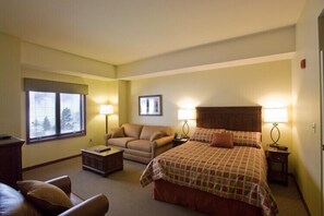 Blackout curtains, iron/ironing board, bed sheets - The Tamarack Club (Ellicottville)