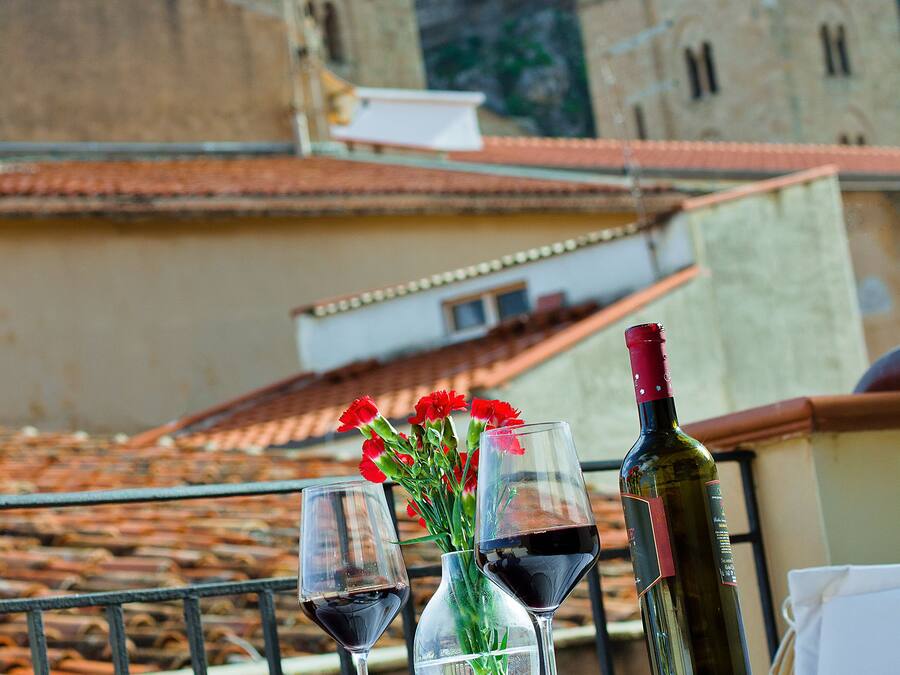 Panoramic Room, Terrace, City View | Minibar, in-room safe, desk, soundproofing