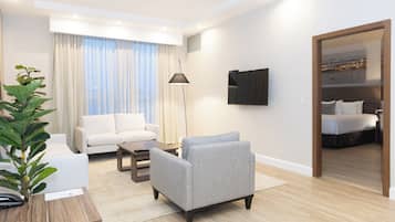 Suite prèmium, 1 llit de matrimoni gran | Minibar, caixa forta a l'habitació i escriptori