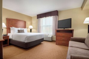 Pillowtop beds, blackout drapes, soundproofing, iron/ironing board
