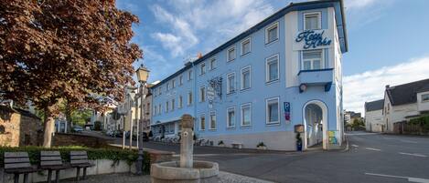 Majoituspaikan julkisivu