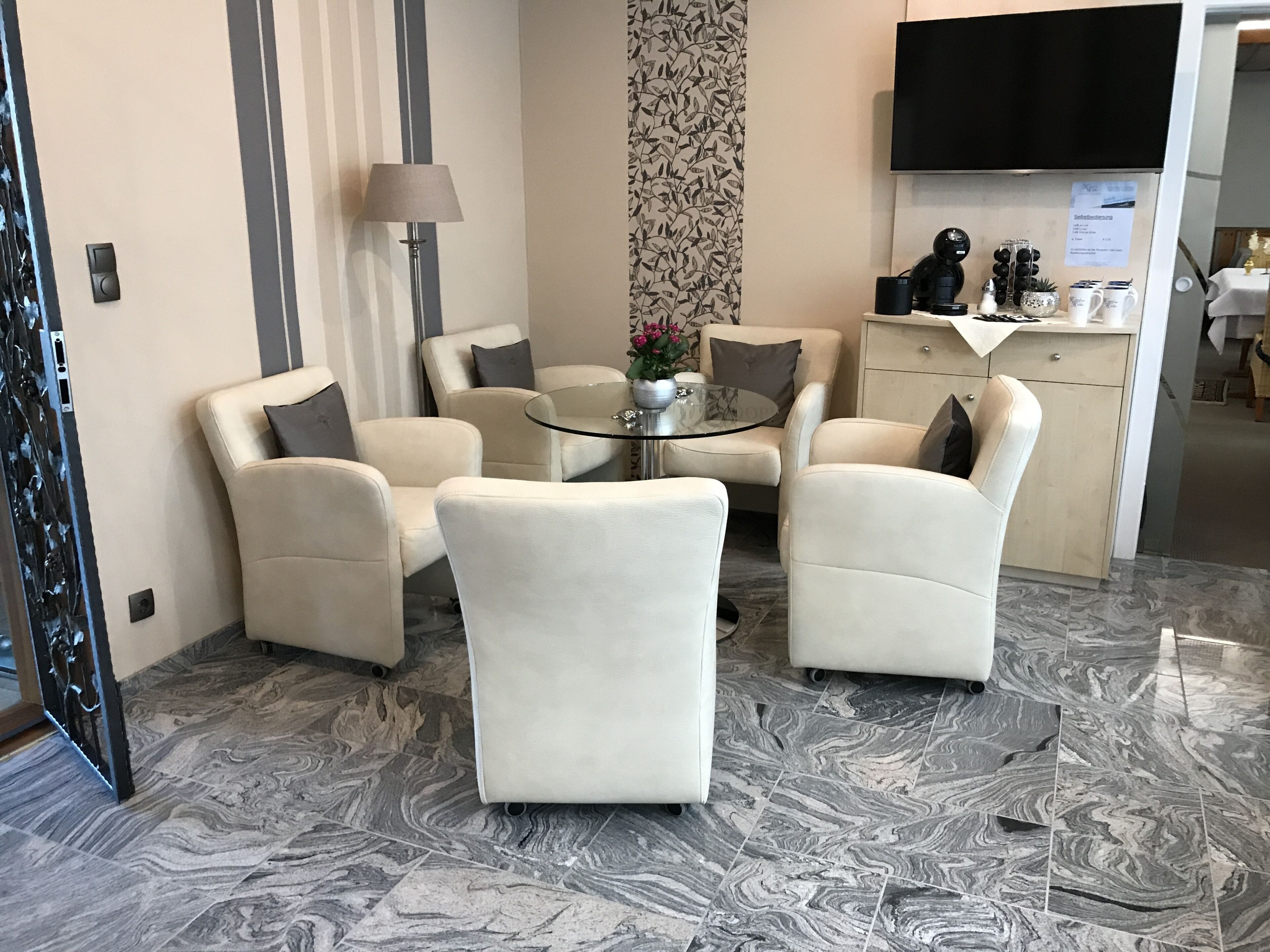 daily buffet breakfast (eur 12 per person)