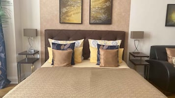 Modernes Zimmer (Doppelzimmer) | Hochwertige Bettwaren, Select-Comfort-Betten, Minibar, Zimmersafe