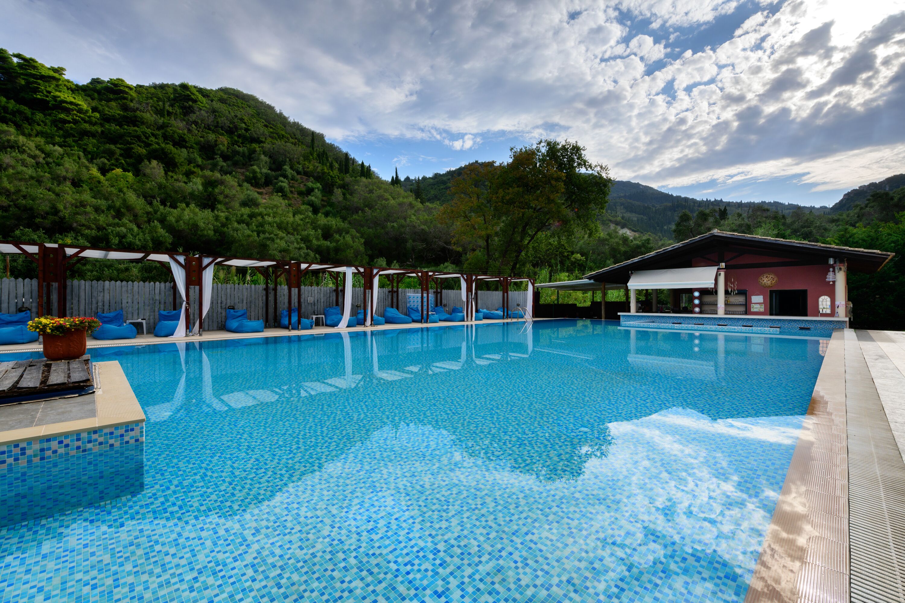 2 outdoor pools, pool umbrellas, sun loungers