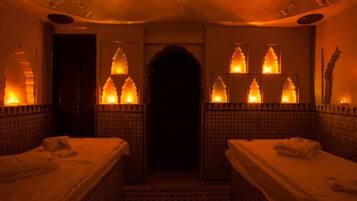Espace de soins pour les couples, gommages corporels
