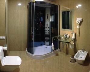 Poreamme, hierova suihkupää, hiustenkuivaaja, bidee