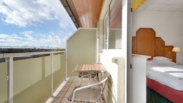 Comfort-Doppelzimmer | Blick vom Balkon
