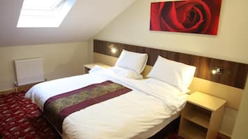 In-room safe, desk, iron/ironing board, free cribs/infant beds