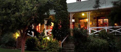 Front of property – evening/night