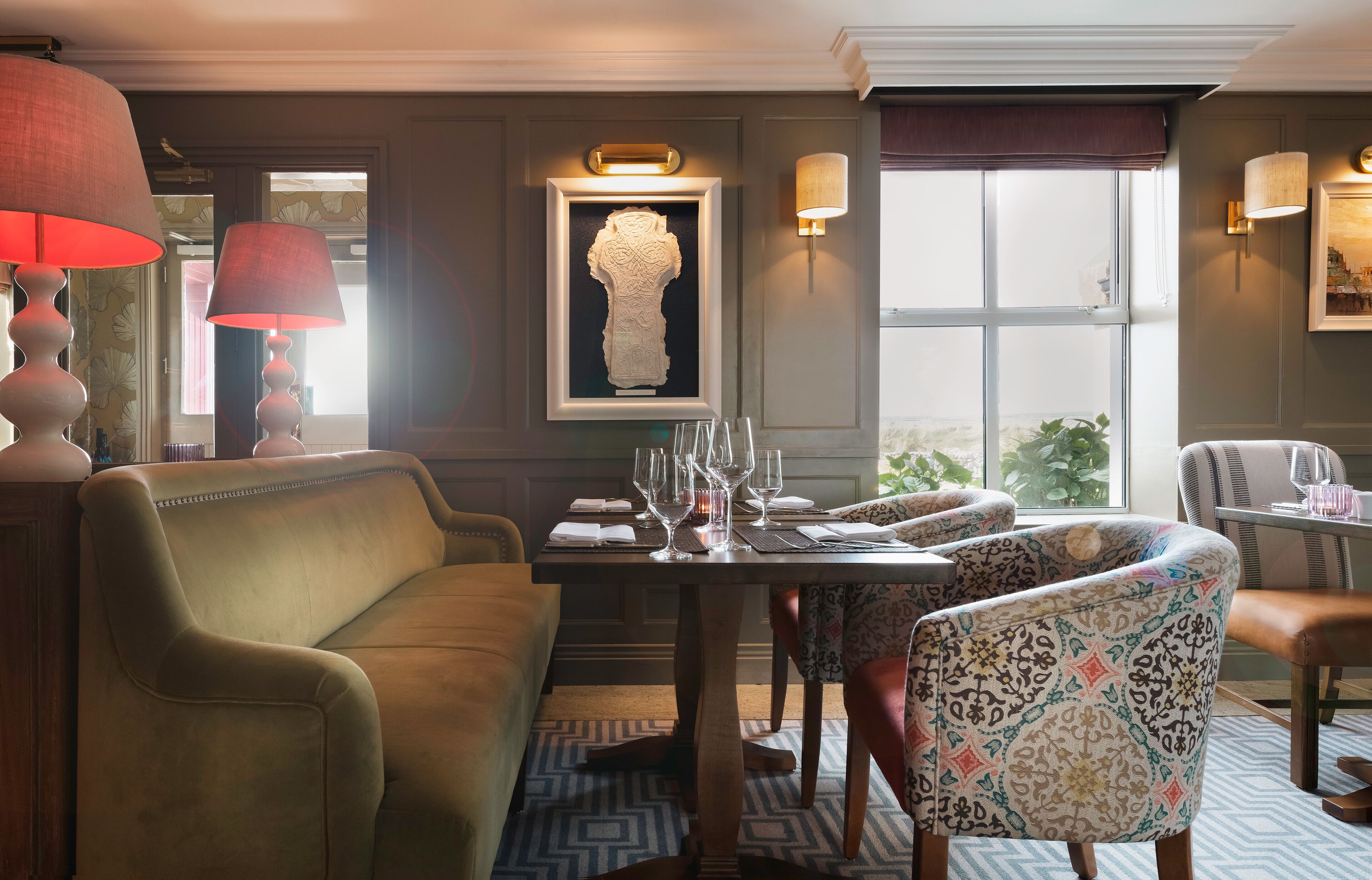 Frühstück, Abendessen, lokale Küche, Blick auf den Golfplatz 