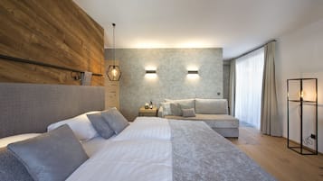 Family Room | Peralatan tempat tidur premium, peti besi dalam bilik, kalis bunyi