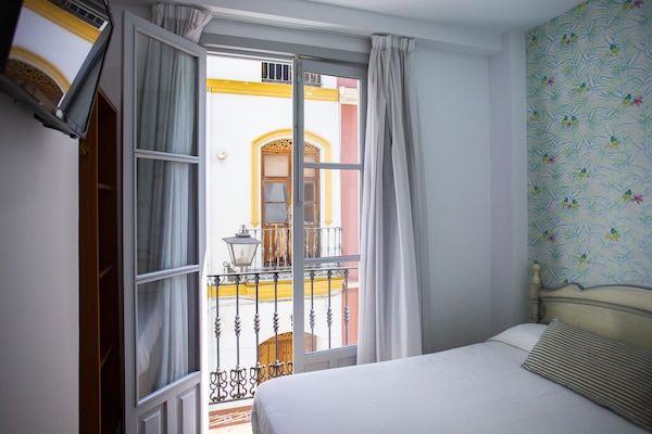 Basic Double Room, 1 Queen Bed | Frette Italian sheets, Select Comfort beds, blackout curtains