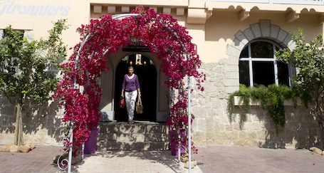 Entrada de la propiedad. Hôtel Le Mas des Citronniers