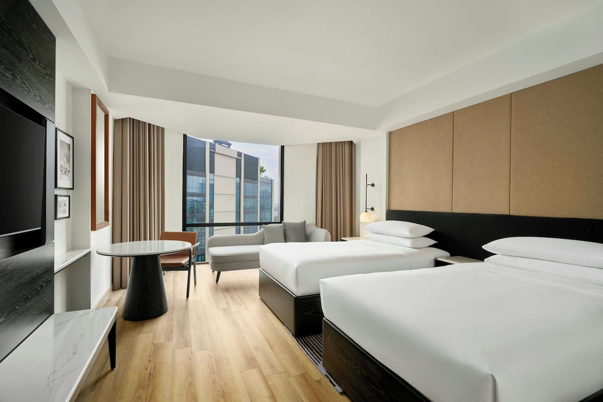 Ropa de cama hipoalergénica y minibar