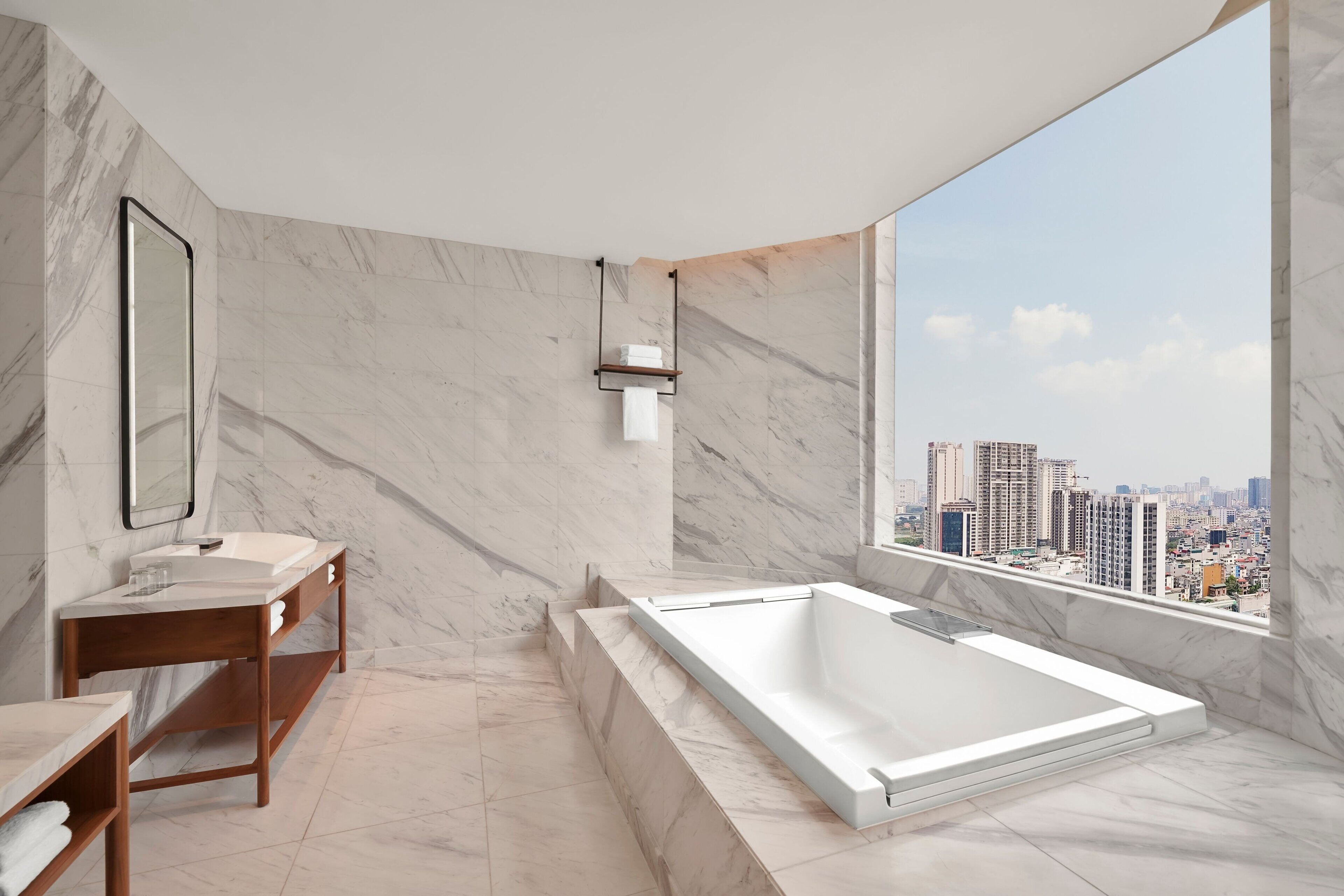 presidential suite, 1 king bed, city view | bathroom | separate bathtub and shower, free toiletries, hair dryer, bathrobes