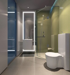 Free toiletries, slippers, towels - Otique Aqua Hotel Shenzhen (Shenzhen)