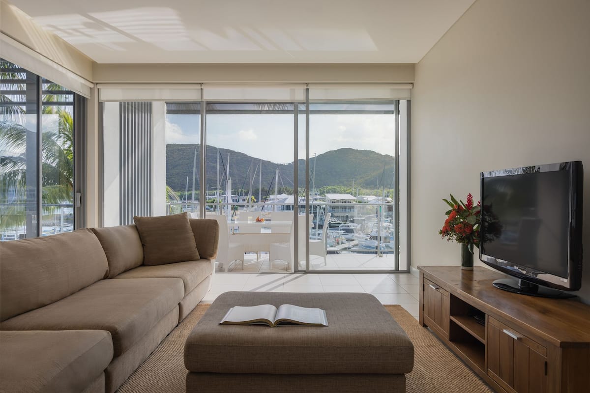 Penthouse, 3 Bedrooms | Living area | Flat-screen TV, DVD player