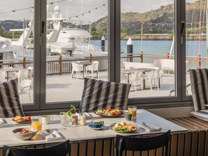 Daily buffet breakfast (AUD 38.00 per person) - Peppers Blue on Blue (Nelly Bay)