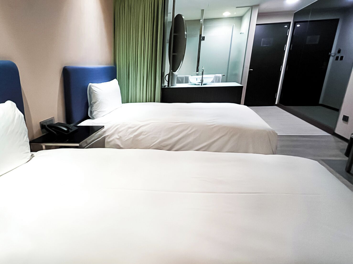 In-room safe, desk, laptop workspace, iron/ironing board