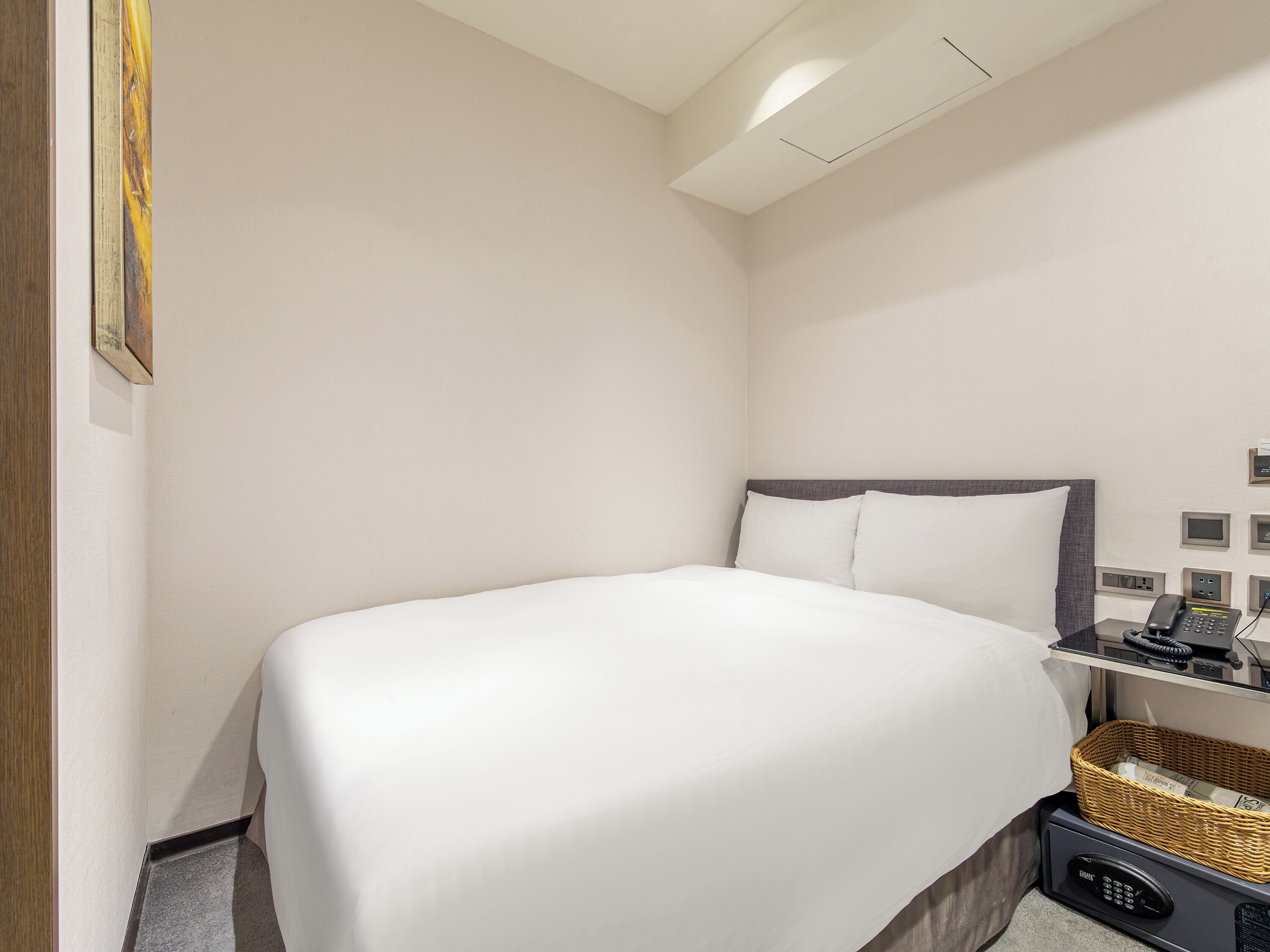 Standard Double Room, No Windows | In-room safe, desk, laptop workspace, iron/ironing board
