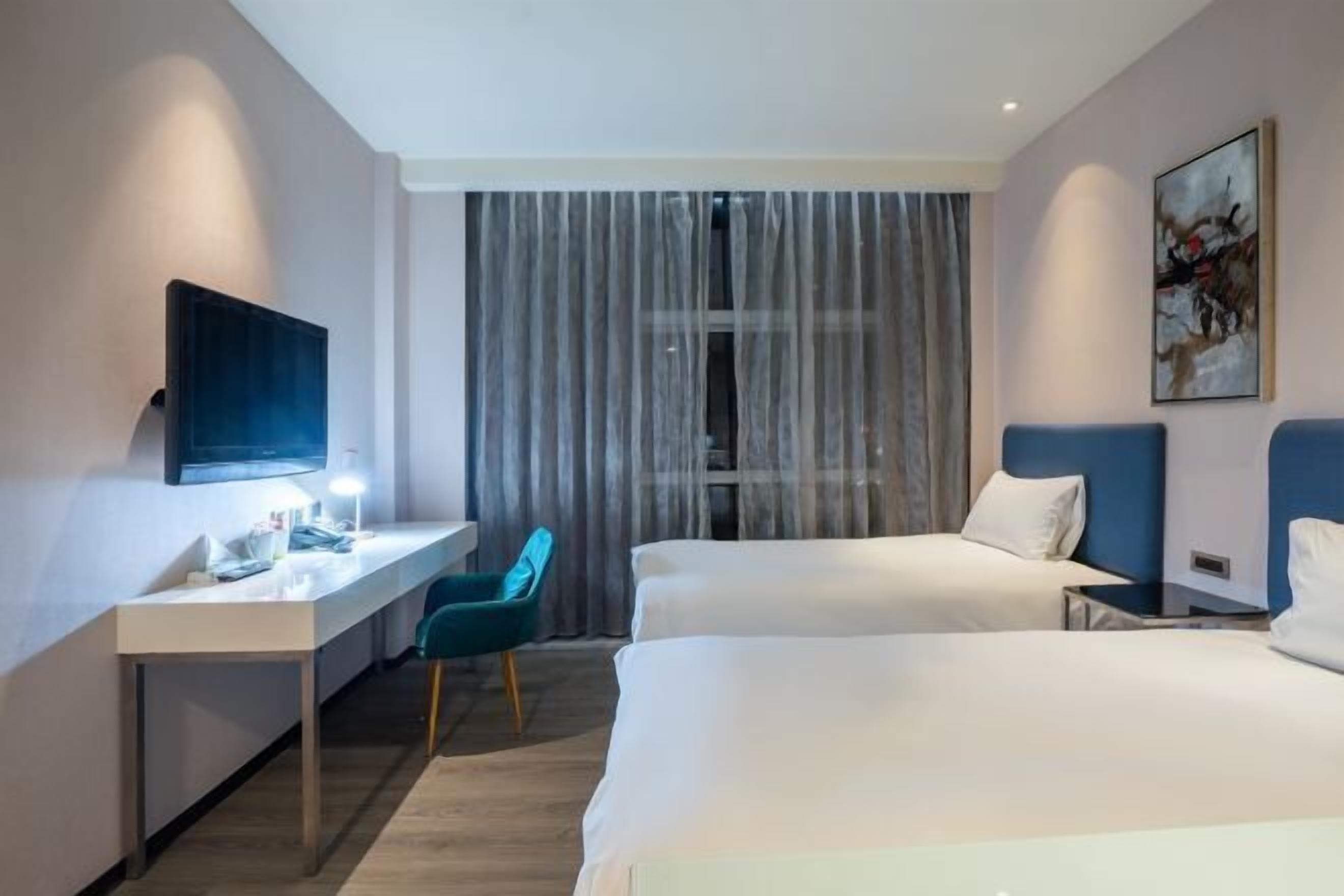 In-room safe, desk, laptop workspace, iron/ironing board