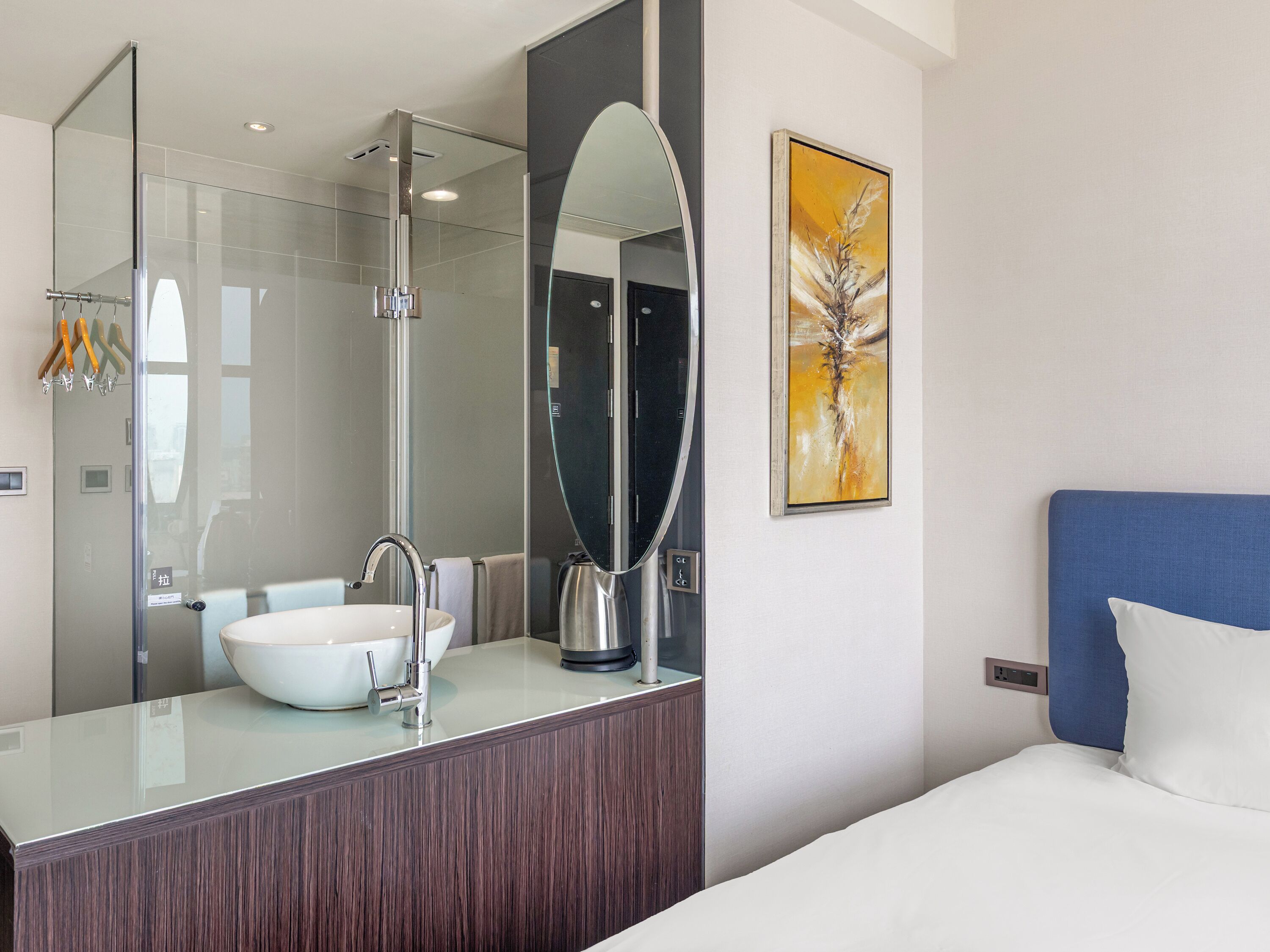 In-room safe, desk, laptop workspace, iron/ironing board