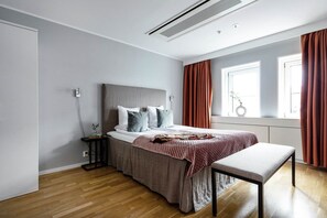 Family Room, 1 Bedroom | Pillowtop beds, blackout drapes, iron/ironing board, free WiFi - Biz Apartment Gärdet (Stockholm)