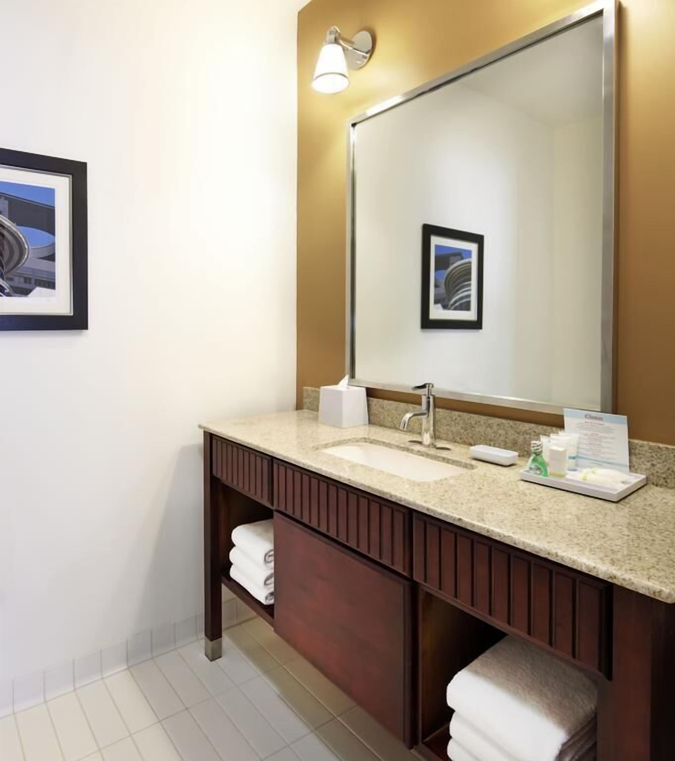 pillow-top beds, desk, blackout curtains, iron/ironing board