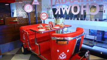 Buffet breakfast for a fee