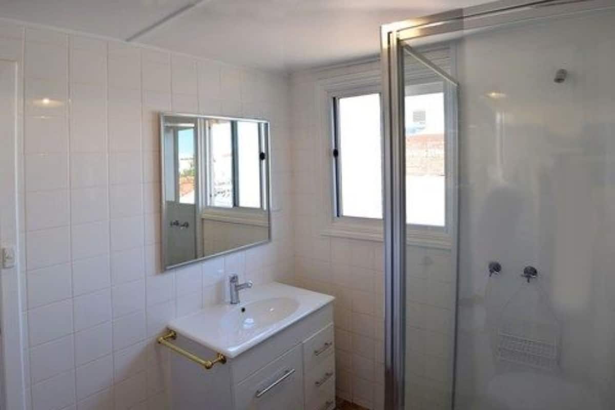 family room - refurbished | bathroom | shower, free toiletries, towels
