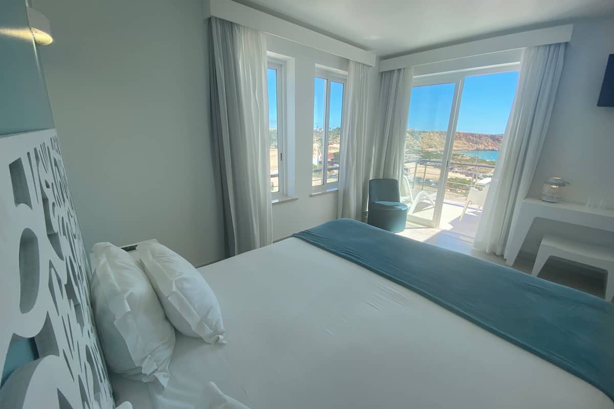 double room, terrace, sea view | minibar, blackout curtains, iron/ironing board, free wifi