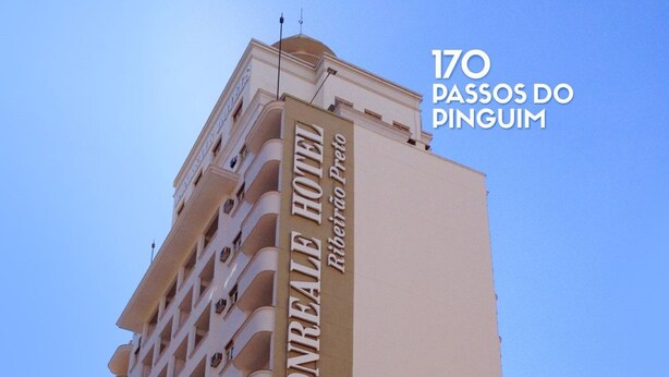 A hotel building with balconies and a sign reading "MONREAL HOTEL Rio de Janeiro Preto". - Monreale Express Ribeirão Preto (Ribeirão Preto)