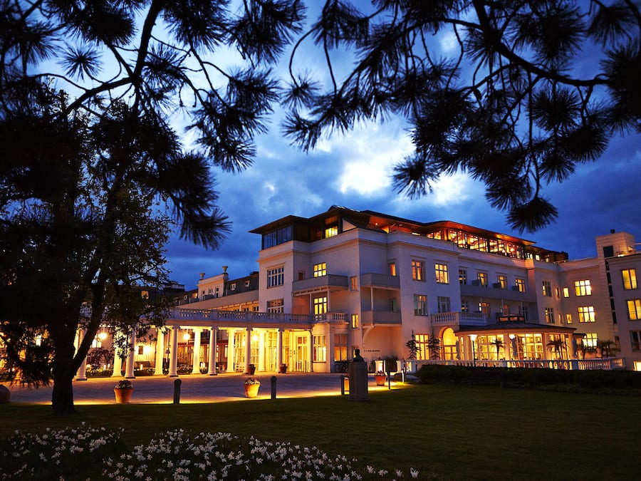 Front of property – evening/night