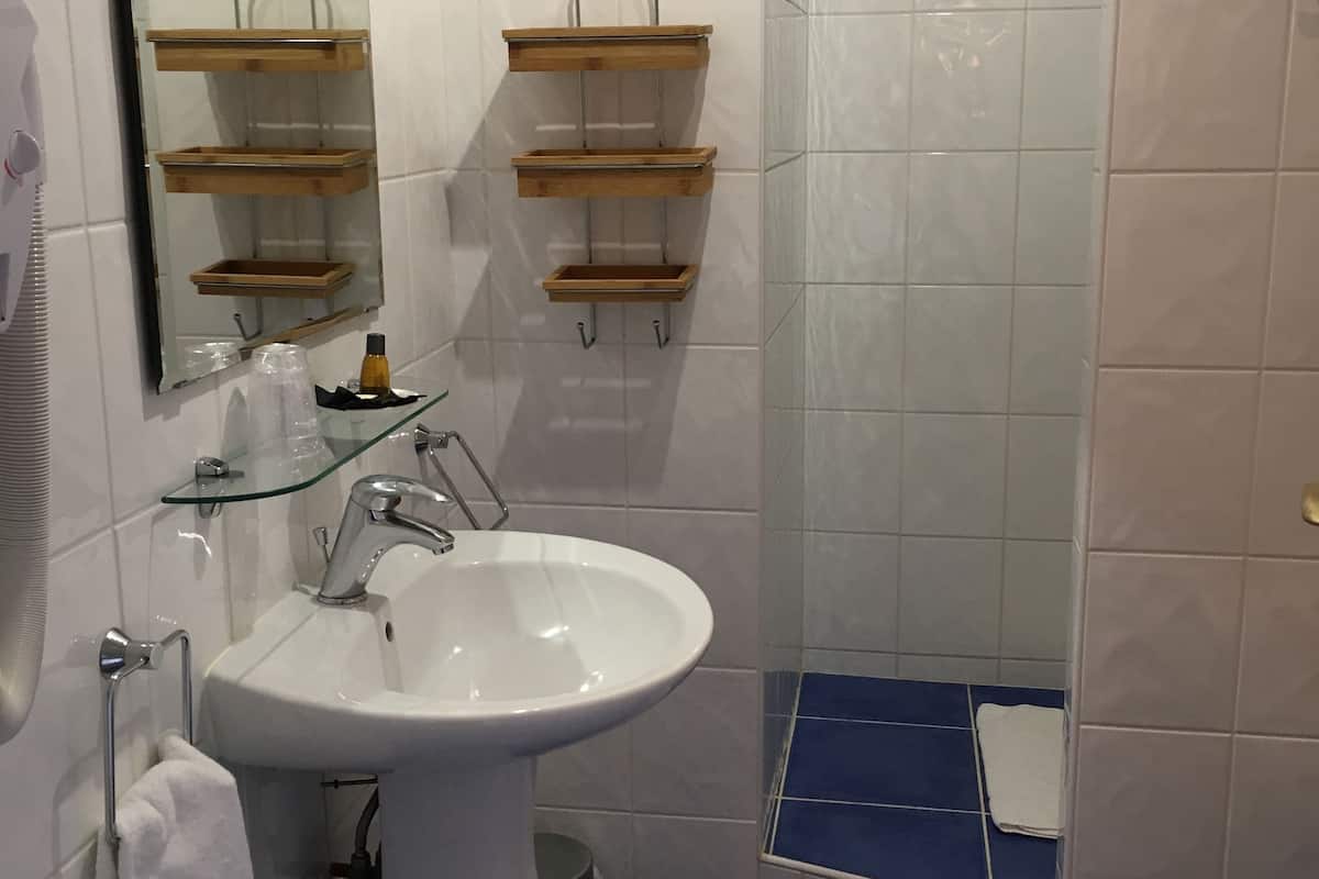 comfort double room | bathroom shower