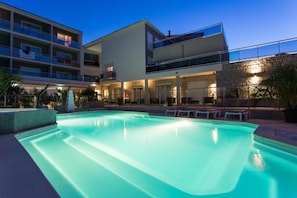 Front of property – evening/night