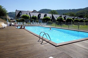 Indoor pool, seasonal outdoor pool