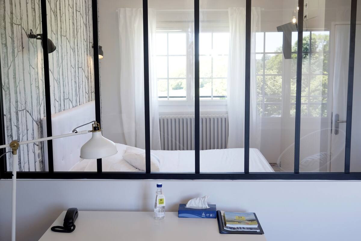 superior double room | desk, blackout curtains, iron/ironing board, free wifi