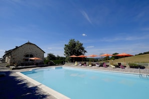 Seasonal outdoor pool