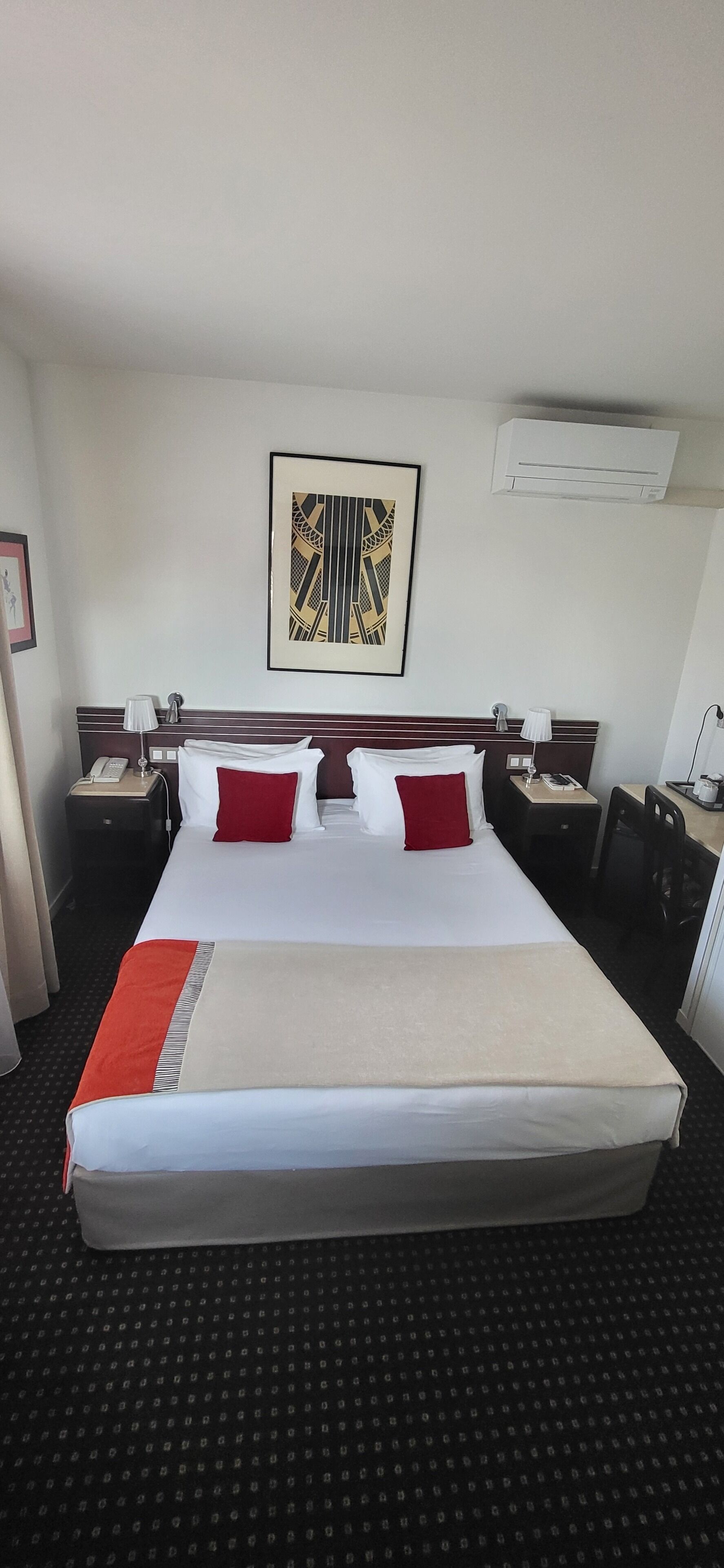 Basic Double Room | Memory foam beds, minibar, individually decorated, desk